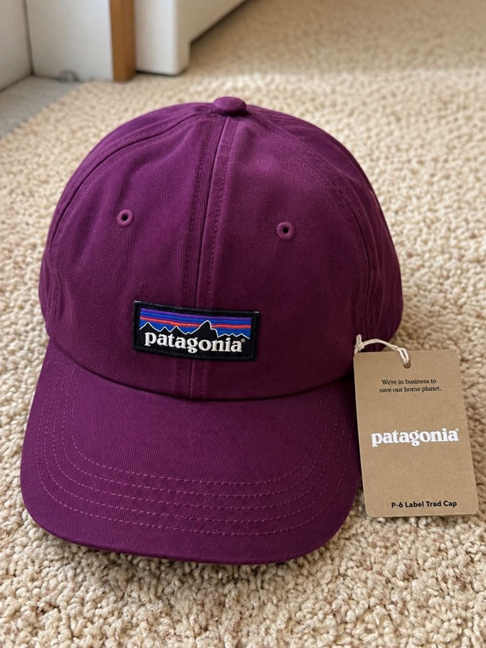 Patagonia Women’s P-6 Label Trad Cap - Plum